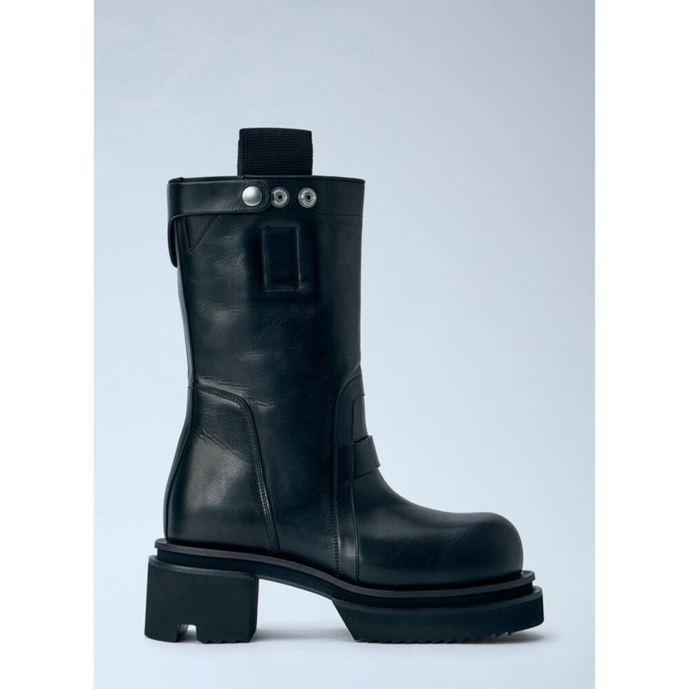 Rick Owens Women Pull On Bogun Leather Boots